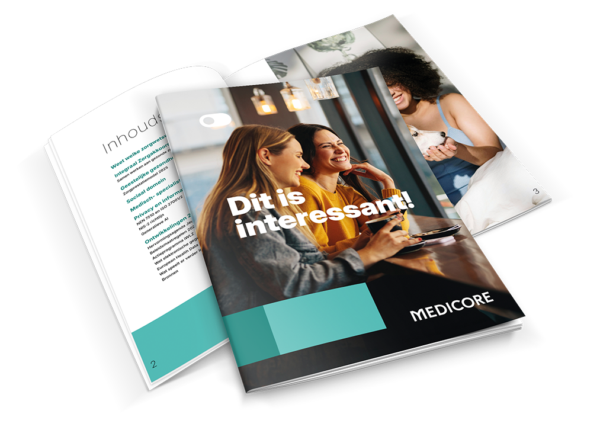een whitepaper met daaronder een opengeslagen whitepaper met op de cover 'dit is interessant'